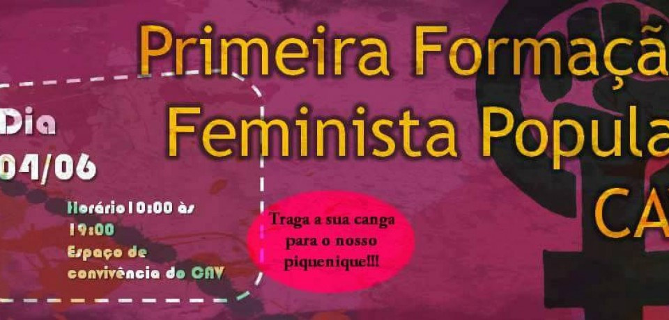 UFPE-CAV realiza I Formação Feminista Popular